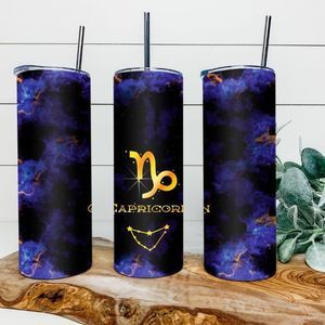 Custom 20oz Capricorn zodiac tumbler!